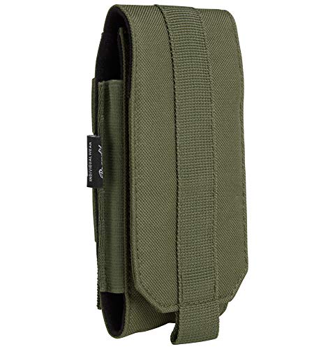 Brandit Erwachsene (Unisex) Molle Phone Pouch Large Kleintasche, Olive, Large, L EU