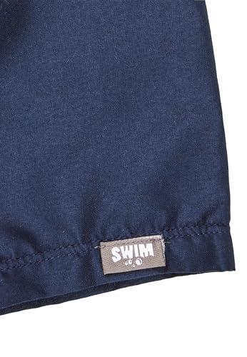Sterntaler Badeshorts uni – UV-Schutz 50+ Schwimmhose – Jungen Beachwear schnelltrocknend – Kinder Badehose mit Kordelzug und Windeleinsatz bis Größe 86/92 – marine, Größe 92