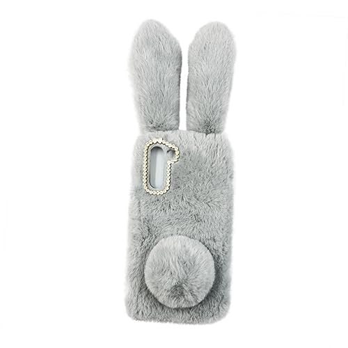 Coque antichocs et antirayures Mikikit oreilles de lapin en peluche