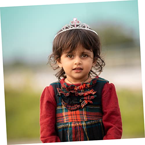 STAHAD 1 Peça Coroa Infantil Tiara Acessórios De Cabelo Para Meninas Tiara Meninas Grampos De Cabelo