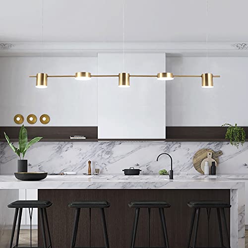 Lustre LED moderne à 5 têtes avec diffuseur acrylique antireflet - 4