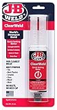 J-B Weld 50112 Clear 25 ml ClearWeld Quick-Setting Epoxy Syringe