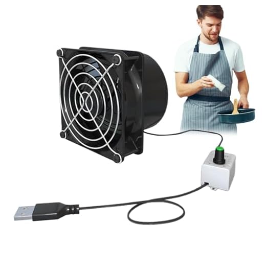 JIEBWCHA Ventiladores para ambientes domésticos – Aspirador de humos y olores con ventilación, mini ventilador Inline con velocidad ajustable para extracción de aire en baño, cocina, casa