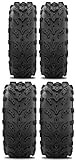 Full set of Interco Swamp Lite 25x8-12 and 25x10-11 ATV Tires (4)
