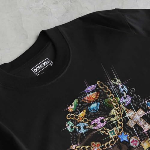 Image of DopeSkill Graphic Tee Streetwear Hip Hop Hypebeast Unisex T-Shirt Sneaker Colour Matching Shirts Rapper Mouth