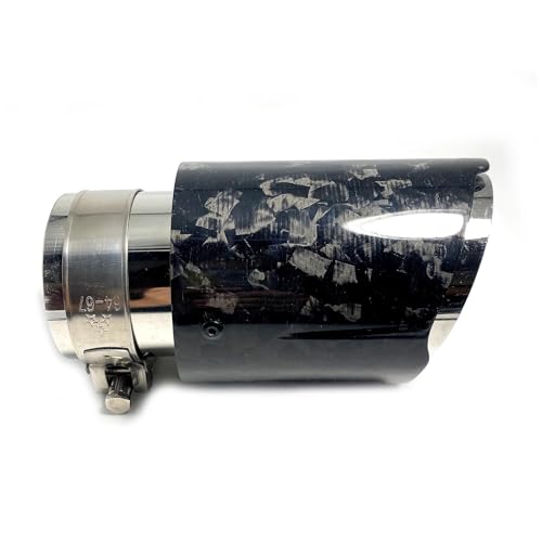 Silencieux d'échappement 63mm 89mm tuyau carbone forgé universel