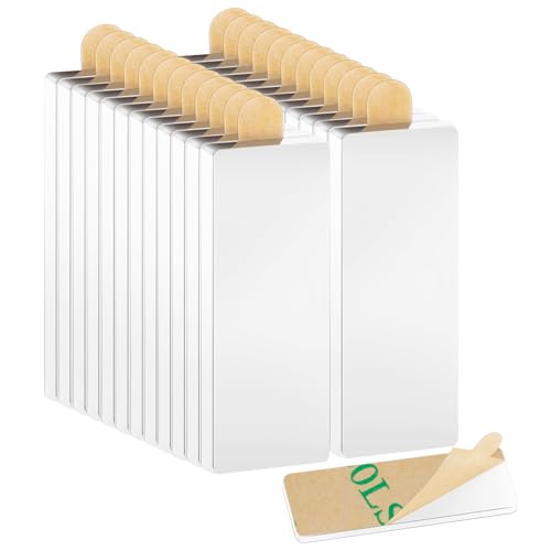 25 Piezas Imanes Adhesivos, Iman Neodimio Autoadhesivo 30x10x1mm, Imanes Planos Potentes Adhesivos, Imanes Autoadhesivos para Pizarra Magnetica, Presentación, Refrigerador, Foto