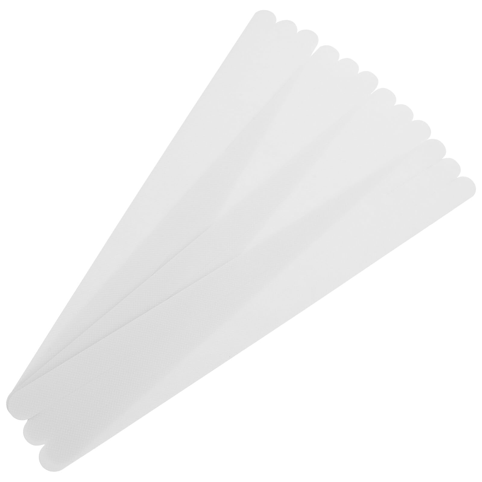 Angoily 12 Stück rutschfeste Anti Rutsch Aufkleber aus PEVA 38X2cm Selbstklebend Wasserfest für Bad Treppe und Küche Langlebige Sicherheitsstreifen für Rutschige Böden