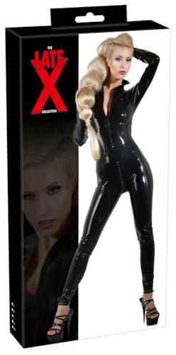 The Latex Collection 29000681051 Catsuit en Latex, Noir (Nero 001), No Aplica (Taille Fabricant: X-Large) Femme