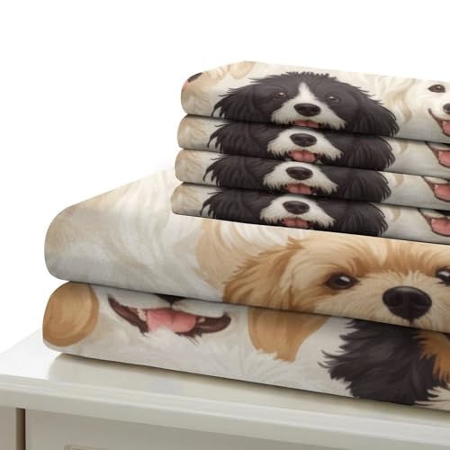 Housse de Couette Chat Mignon Microfibre Imprimé 3D Confortable Léger Super King 260x220 - 7
