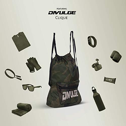 Image of DIVULGE 16 L Small Size Polyester Multi Utility Sports Gym Drawstring Backpack