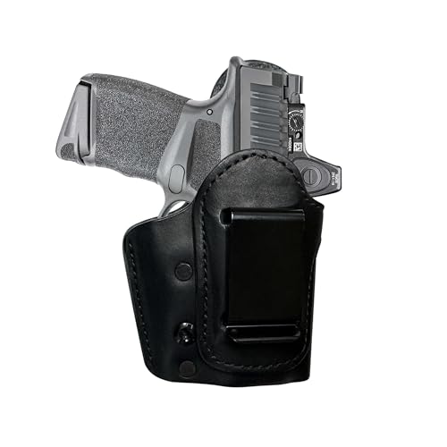 Urban Carry LockLeather IWB RMR/RDS Holster for Springfield Armory Hellcat - Secure & Comfortable Hybrid Leather/Polymer Design for Optimal Concealment - 3-inch Barrel