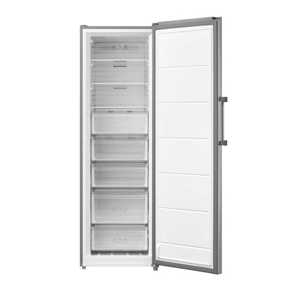 Teka Congelador Vertical de Libre Instalación, Full No Frost, Termostato Electrónico, Función Fast Freezing y Fast Cooling, 372 Litros, Puerta Reversible, Inox, RSF 75640 SS