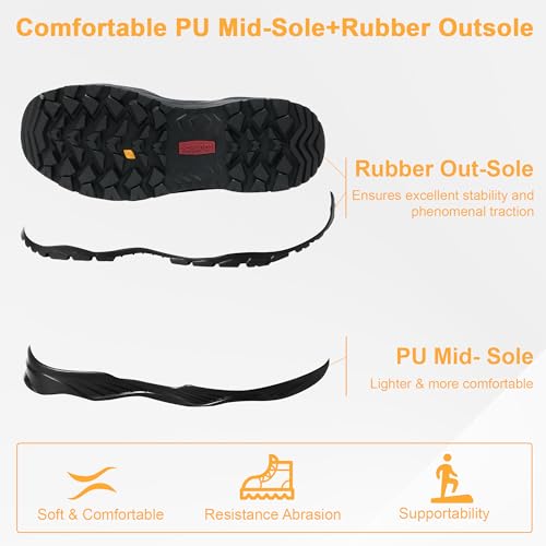 Men's Hunting Boots – Waterproof and Warm BOA Boots for Men, Perfect for Cold Weather and Rugged Adventures3