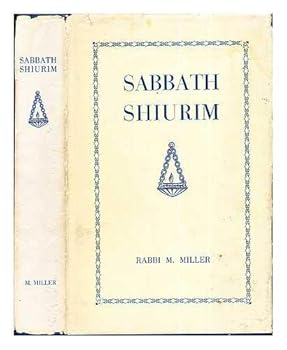 Hardcover Sabbath Shiurim [Unknown] Book