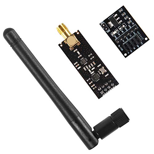 Melife 3 Set Nrf24L01+Pa+Lna Rf Wireless Transceiver Module With Sma Antenna 2.4 Ghz + Nrf24L01 8 Pin Socket Breakout Adapters Compatible With Antenna Lky67 #TOP1