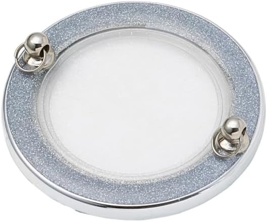 Elecom P-STRMKBECSV Compatible with MagSafe Smartphone Ring, Magnetic Type, Bead Charm, Fall Prevention, Clear Back Window, Glitter, Trend Design, Heart, Load Capacity Up to 8.8 oz (250 g), Metal Ring image 5
