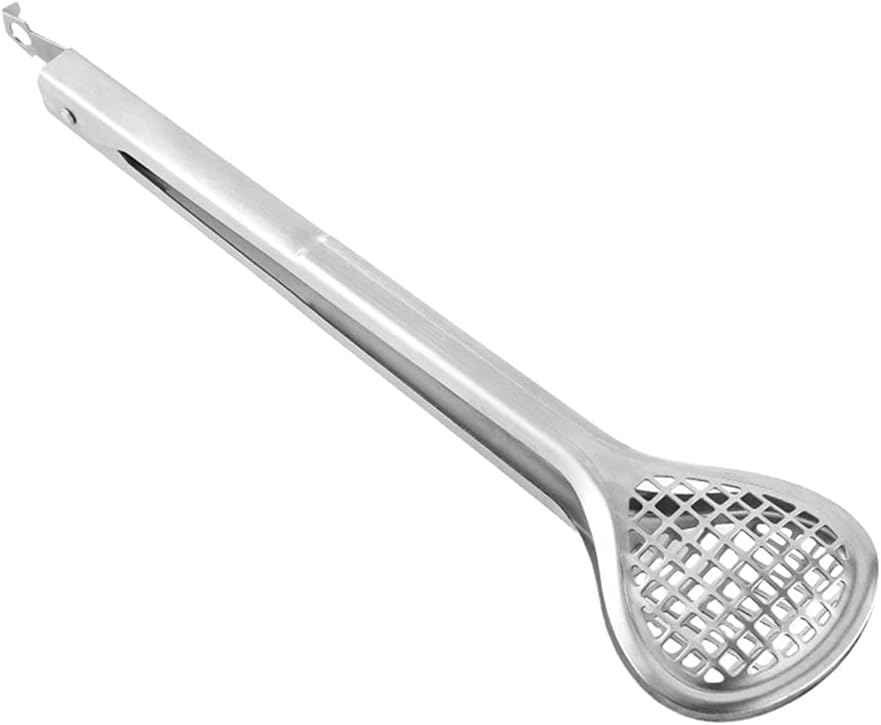 Cooking tongs, 1pc Stainless Steel Food Clip Bread Meat Steak Clamp for Restaurant