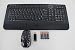 Genuine Dell Slim Wireless Multimedia Black Keyboard + Receiver + Glossy Scroll Wheel Mouse Bundle Part Numbers: M756C, M797C, M787C Model Numbers: Y-RBP-DEL4 , C-UAM35