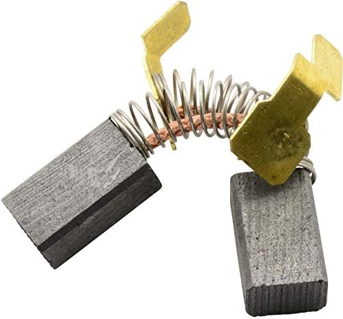 Specialty Carbon Brushes 0866_Ryobi_HC410 for Ryobi Saw HC410 - With Spring, Cable and Connector