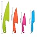 8 Pcs Kid Plastic Kitchen Knife Set for toddler, Toddler’s Cooking Knives Children's Safe Cooking Chef Nylon Knives for Fruit, Bread,Cake,Salad,Lettuce Knife