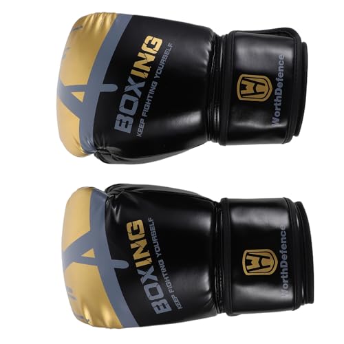Guantes de boxeo de 12oz para sparring y entrenamiento con saco en el gimnasio