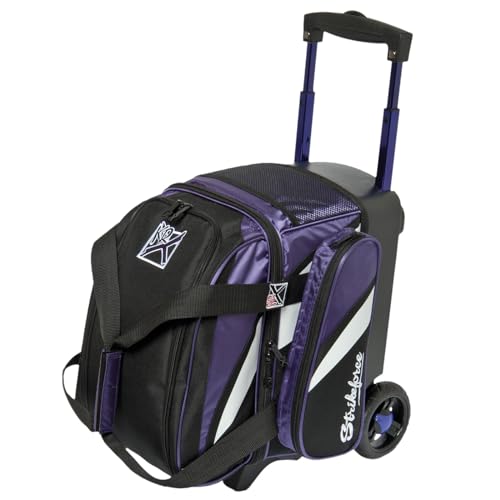 KR Strikeforce Cruiser Single Roller Bowling Bag Purple/Whit
