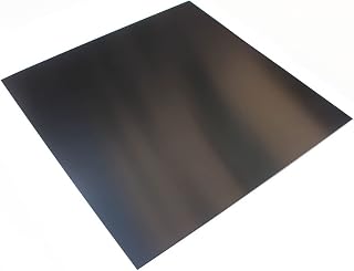 1pc Black Aluminum Sheet Metal, 5052 Black Anodized Anodising Aluminum Sheet Plate, 406X570X1.5mm Flat Plain Thin Aluminum Plate Metal Plate, Thickness 1.5mm