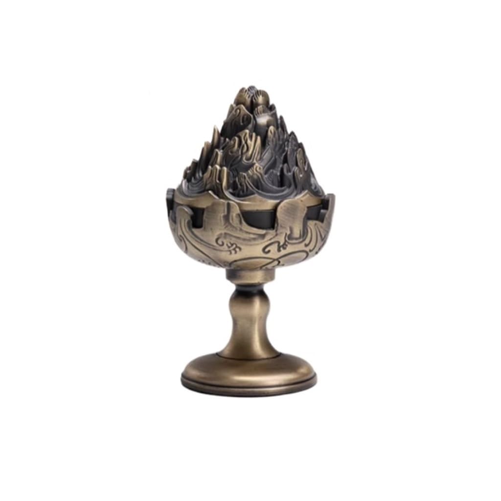 Basxdrfxz A Incense Holder Base Ntique Lloy Plate Incense Burner Home Romatherapy Temple Zen Ornaments
