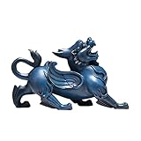 Tamaño: 14.5 * 9cm Escultura de escritorio Decoraciones de Pixiu Estatuas de esculturas Muebles para el hogar Artesanías de cobre Indoor Feng Shui Esculturas Exquisitas Decoraciones de escritorio