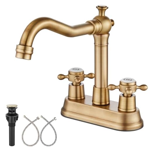 27+ Charming Small Cottage Kitchen Ideas You’ll Love 3 Aolemi 4 Inch Centerset Bathroom Sink Faucet Vintage 2 Cross Handles RV Mixer Tap Basin Vanity Lavatory Utility for Sink 3 Hole Include Water Hose Pop Up Drain with Ceramic Cover Antique Brass