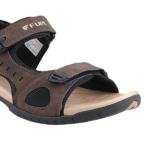 Image of FUEL Sandals & Floaters for Mens & Boys Comfortable & Lightweight Dailywear, Anti-Skid Flexible & Breathable for Running, Walking Stylish Casual Sandal for Outdoor Footwear For Gents (2112-04)