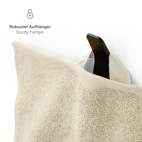 Blumtal Premium Frottier Handtücher Set 2 teilig 100% Baumwolle - Oeko-TEX zertifiziertes Towel 2X (50x100 cm) - Ultra saugstarkes Frottier… – Ansicht 7