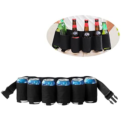 Bahan alamy Cinturón de cerveza con 6 fundas para cerveza Cover