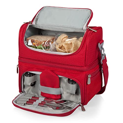 Image of PICNIC TIME NFL unisex-adult NFL Pranzo Lunch Bag, Insulated Lunch Box with Picnic Set, Lunch Cooler Bag