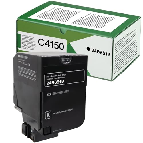 Cartouche de toner noir C4150 reconditionnée Lexmark 24B6519