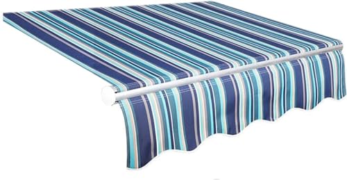 Auvent de patio rétractable tissu de remplacement couverture d'ombrage imperméable