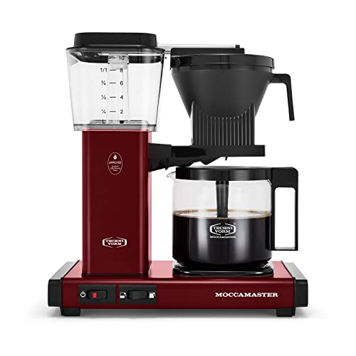Image of Technivorm Moccamaster 53929 KBGV 10-Cup Coffee Maker Merlot Red, 40 Ounce, 1.25l