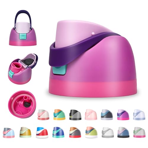 NTIERA Replacement Lid for Owala Freesip,Compatible with Owala Freesip Water Bottle 16oz 24oz 32oz 40oz,Premium Replacement Accessories for Owala Cap,Leakproof,BPA-Free(Pink Purple)