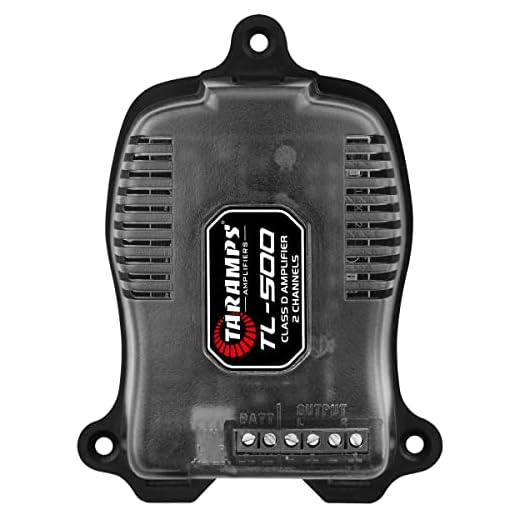 Módulo Taramps TL 500 2 ohms 90 W RMS 2 Canais Amplificador Som Automotivo