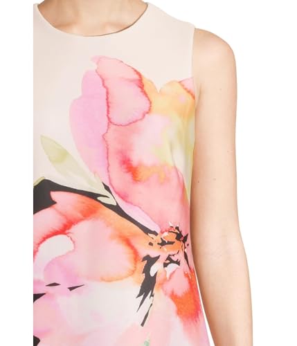 Image of Calvin Klein Scuba Foral Sheath