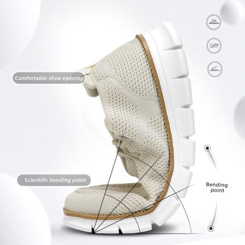Image of Socviis Mens Slip-on Loafers Comfortable Boat Beach Shoes Mesh Casual Walking Sneakers