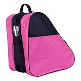 FytStycale Roller Skate Bag Large Capacity Breathable Winter Oxford Cloth Portable Skating Shoes Carrying Bag for Kids and Adults