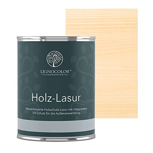 Lignocolor® Holzlasur (750ml Creme) schützende Lasur für Außen & Innen Wasserbasis