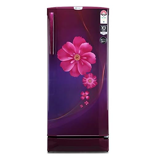Godrej 210 L 5 Star ( 2019 ) Inverter Direct-Cool Single Door Refrigerator (RD EPRO 225 TAI 5.2 RAY WIN, Ray Wine)