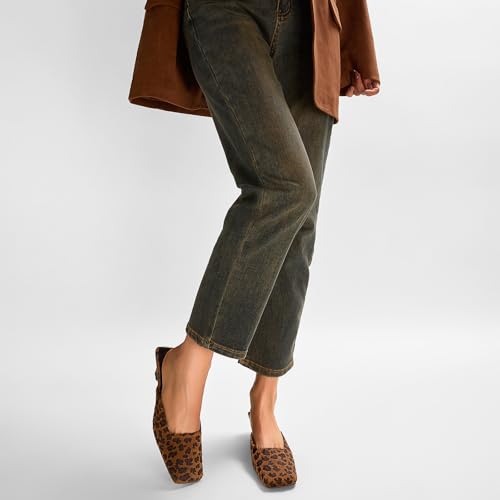 Satin Mid-low Heels Muller Sandals for Women, Closed Square Toe Kitten Heels Slip On Mules for Wedding Party Dance Dressy Casual Summer Pumps4