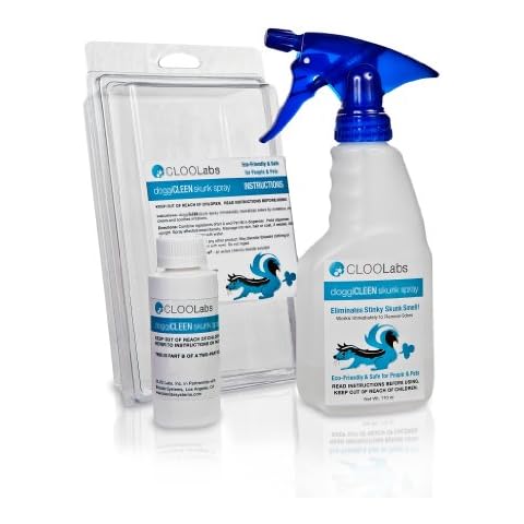 Biocide Systems 3268 DoggiCLEEN Skunk/Animal Odor Eliminator Spray - 8 oz. Cover