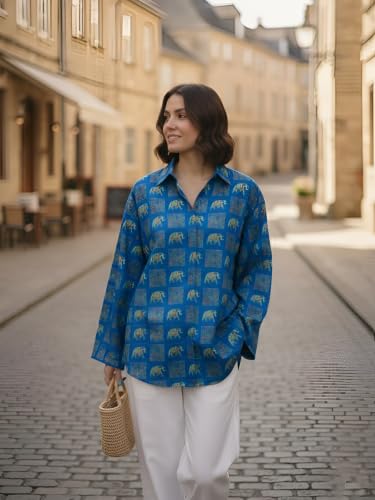 Leriya Fashion blue top – image 3