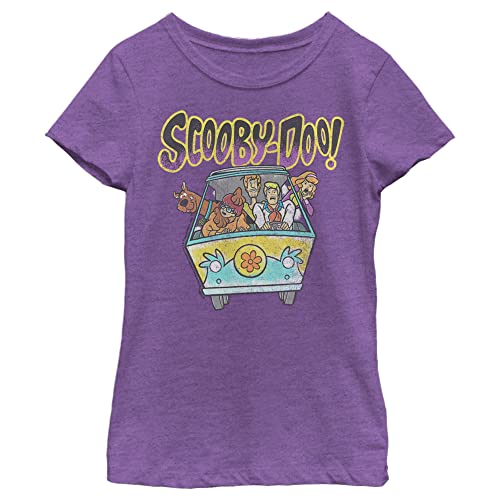 Girl's Scooby Doo Retro Gang in The Van T-Shirt