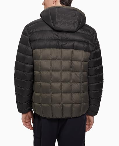 GUESS Men's Jacob Quilted Pack Hooded Jacket2
